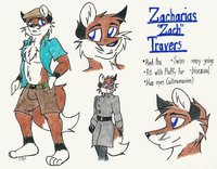 Zach Travers by Simonov - fox, male, red fox, vulpine