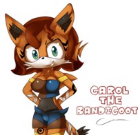 Carol the Bandicoot by ZanaNovaShine - female, bandicoot