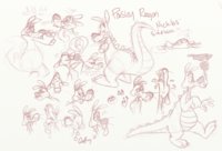 Paisley Roogon ref sheet by Caffrey - dragon, male, cartoon, kangaroo, expressions, expression, caffrey, cafféet, roogon