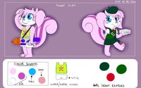 Introducing: Twiggy the squirrel by MrShin - character sheet, references