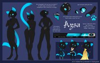 Aysa Sheet (Clean) by DestinyWolf - cat, kitty, female, wolf, underwear, paw, dress, glowing, tongue, cyber, sheet, cyborg, reference, destiny, hindpaw, holographic, alishka, aysa