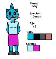 May Reference Sheet by TheMRCAGDL - female, reference sheet, pokemon, dewott