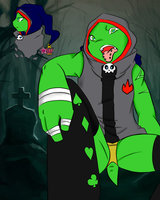 Foot Raph by shesu94 - turtle, mutant, male/male