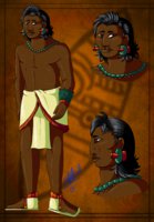 7 Flint Ref by Matlalihuitl - male, human, oc, humans, males, au, mexica, prehispanic, mesoamerica, mesoamerican, mixtec, historical au