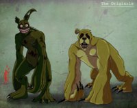 Monster Springtrap and Fredbear Ref by Matlalihuitl - male, rabbit, bear, monster, bears, males, rabbits, monsters, au, five nights at freddy's, fnaf, fnaf2, five nights at freddy's 2, fnaf3, five nights at freddy's 3, springtrap, spring bonnie, fnaf4, five nights at freddy's 4, frebear