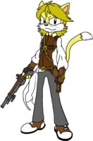 Albus the Cat by Ryushusupercat - cat, feline, male, crossover, ryushusupercat, crossover character, sonic fanon character