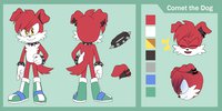 Comet Ref Sheet by ColorfulSilver - husky, canine, sheet, ref, oc, comet, male female