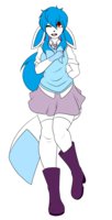 Suana by Freezepop88 - female, pokemon, original, anthro, character, oc, glaceon, anthropomorphic, original character, eeveelution, originalcharacter