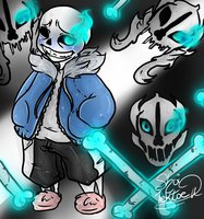 Undertale - Sans by Tekitoe - male, skeleton, sans, tobyfox, undertale, myart, tekitoe