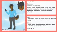 Jake Woolson (2016) [SFW] by JakeWoolson2015 - dog, cute, boy, husky, male, reference sheet, canine, guy, dude, blush, necklace, new, solo, ref sheet, wardrobe, wacom, improved, 2016, drawing pen