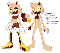 Toffee The Hedgehog by saltyTOFFEE - female, sonic fan character, hedge, sonic fanon characters, sonic oc