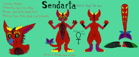 Personal - Sendarta Revamp! by DtheCadeyra - female, gryphon, original, character, cloud, eater, masked