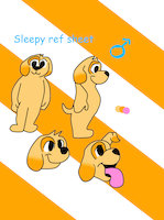 Ref sheet 2 by Sleepyly - dog, male, sheet, reference, mammal