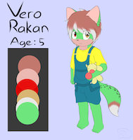 Vero Rakan ref by DravenLoso - fox, boy, clothed, undies, plushie
