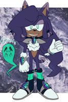 Abalone ref by Starbased - male, reference sheet, hedgehog, sonic fan character, sonic oc