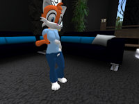 Secondlife Mobian Danny by bluewulv - male, hybrid, danny, secondlife, cat/fox, bluewulv