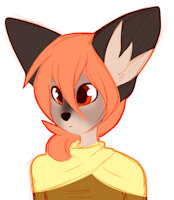 Balitia  by Freezepop88 - fox, female, oc, vulpine, original character, bat eared fox