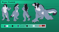 Bane Vorick Character Sheet  by Killerwolf1020 - wolf, male, canine, demon, werewolf, character, sheet, demonic, bane, vorick