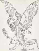 Badass Artemis Segment 4, Sylva Standing by ArtemisVulpes - dragon, drive