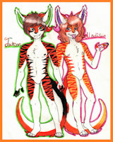 Tiger-Dog Twins!! by ViviyanKpopGirl - dog, dragon, twincest, male, tiger, jackson, yaoi, dragondog, madison, dinodog, viviyan, kpopgirl