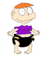 Little Harold Reference Sheet by XaveyPike1 - diaper, male, human, toddler, rugrats