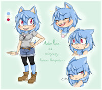 StHFC -Amber Rose- by HatchetEars - female, hedgehog, sonic fan character, sonic oc