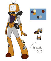 Trashtalk ref by SparklingJaeger - female, reference sheet, femme, ref, oc, transformers, ref sheet, reference, cybertronian, transformers oc