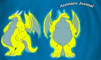 My Reference Sheet by atemaru99 - red, dragon, male, silver, gold, chubby, eyes, wyvern, crimson