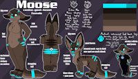 Moose Reference by RainbowMoose - female, canine goat hyrbid
