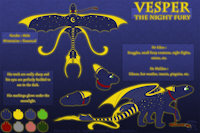 Vesper... by SilentBlueMoon - dragon, male