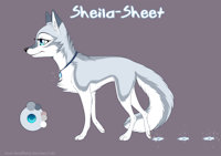 Sheila-Sheet by RukiFox - fox, female, character sheet, vixen, vulpine, sheila