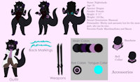 Nightshade's Anthro Ref sheet by NerdyMarshmallow364 - female, anthro, giratina