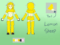 For Sale: Lemon by Paylette - female, reference sheet, for, sheep, reference, sell, for sale, lemon, paylette, payle, paylefox