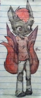 "Jack" by DmitryGunnulf - fox, kitsune, male, canine, demon, multiple tails, bipolar, schizophrenia, demi god