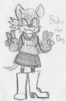 Becky the Dog (Redesign) by OOCC - dog, female, sonic fan characters, sonic oc, archie sonic