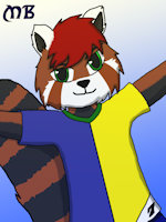 Pabu Panda by BearusuMyo - red panda, male, random, t-shirt, general furry art, panda rojo, panda vermelho