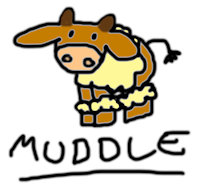 Muddle - MEGA Craft - Monster by FloppyPony - sketch, babyfur, cute, small, female, male, game, adorable, cow, fluffy, digital, art, child, baby, fur, calf, little, furry, bovine, color, black and white, coloured, colored, colour, video game, doodle, baby fur, tiny, concept, fluff, concept art, videogame, digital art, artwork, digitalart, no color, adorbs, digital drawing, digitaldrawing, artwork (digital), digital artwork, mega craft