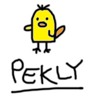 Pekly - MEGA Craft - Monster by FloppyPony - red, yellow, cute, small, female, male, bird, orange, brown, digital, art, child, baby, little, color, black and white, coloured, colored, colour, chicken, tiny, concept, chick, concept art, artwork, avain, no color, digital drawing, digitaldrawing, digitalartwork, digital artwork