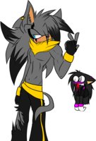 sexy Damian by XrikusonicshadowX - female, male, sexy, the, hedgehog, character, sonic, yaoi, fan, damian, avril