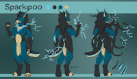 Sparkipoo - sheet by igglypou - wolf, male, tentacles