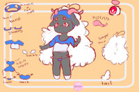 Sheepy Sona by ewemoji - kemono, girl, female, sheep