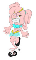 Aphrodite by AsunderCat - female, sonic fc, rabbit/bunny