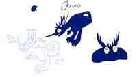 Jano by D0omy - boy, male, man, deer, dinosaur, insect, chameleon, spore, bleh, mragon, hybrith, sporeheroes