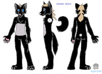 Daniel Wolf Character Ref Sheet by bigd33309 - wolf, male, character sheet, anthro, character, maned wolf, anthropomorphic, character reference, anthromorph, character development, anthromorphic, character ref, character design, character profile, character details