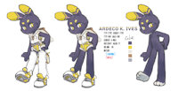 Ardeco K. Ives quickreference by AvaBun - bunny, male, rabbit, mage, rpg