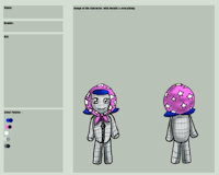 Rose the Sackgirl by Chocochu - cute, female, reference sheet, sack, plush, sackgirl, sackthing