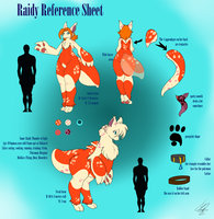 Raidy's Reference sheet by Shikka - dragon, females, bird, fat, tentacles, pudgy, squishy, character, sheet, shapeshifter, feathery, protector, neocrian