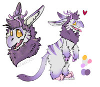 Casper the Grecky by 2manystripes - cute, purple, adorable, ref, grecky