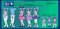 Evani Reference sheet by purpletiger - cat, female