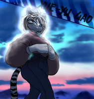 Character Bio: Xue Yu Gao by XaveKNyne - feline, tigress, female, tiger, sexy, anthro, tall, amazon, perspective, energy, powerful, xue yu gao